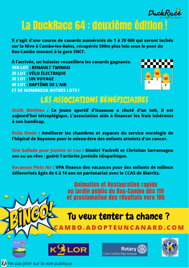 Flyer Course canards Cambo